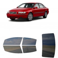 לרכב Volvo S80 Sedan 1999 ציפוי חלונות שחורים רב פעמי סיליקון לחלונות קדמיים, אחוריים ולחלון האחורי