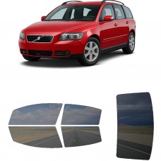 לרכב Volvo V50 Station Wagon 2005 ציפוי חלונות שחורים רב פעמי סיליקון לחלונות קדמיים, אחוריים ולחלון האחורי