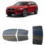 לרכב Volvo V60 Cross Country 2022 ציפוי חלונות שחורים רב פעמי סיליקון לחלונות קדמיים, אחוריים ולחלון האחורי