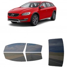 לרכב Volvo V60V60 Cross Countny Station Wagon 2015 ציפוי חלונות שחורים רב פעמי סיליקון לחלונות קדמיים, אחוריים ולחלון האחורי