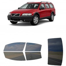 לרכב Volvo V70XC70 Station Wagon 2001 ציפוי חלונות שחורים רב פעמי סיליקון לחלונות קדמיים, אחוריים ולחלון האחורי
