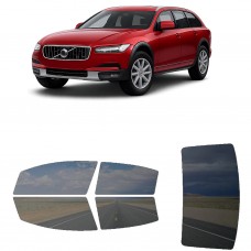 לרכב Volvo V90 Cross Country Station Wagon 2017 ציפוי חלונות שחורים רב פעמי סיליקון לחלונות קדמיים, אחוריים ולחלון האחורי
