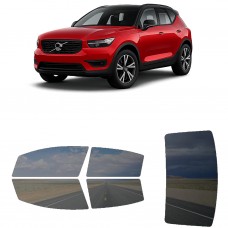 לרכב Volvo XC40 2019 ציפוי חלונות שחורים רב פעמי סיליקון לחלונות קדמיים, אחוריים ולחלון האחורי