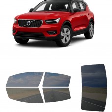 לרכב Volvo XC40 2021 ציפוי חלונות שחורים רב פעמי סיליקון לחלונות קדמיים, אחוריים ולחלון האחורי