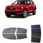 לרכב Volvo XC40 2021 ציפוי חלונות שחורים רב פעמי סיליקון לחלונות קדמיים, אחוריים ולחלון האחורי
