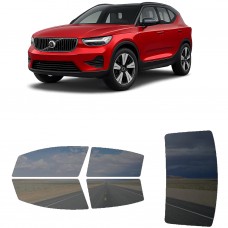 לרכב Volvo XC40 2023 ציפוי חלונות שחורים רב פעמי סיליקון לחלונות קדמיים, אחוריים ולחלון האחורי