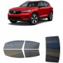 לרכב Volvo XC40 2023 ציפוי חלונות שחורים רב פעמי סיליקון לחלונות קדמיים, אחוריים ולחלון האחורי