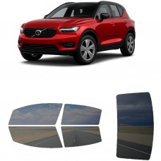 לרכב Volvo XC40 SUV 2019 ציפוי חלונות שחורים רב פעמי סיליקון לחלונות קדמיים, אחוריים ולחלון האחורי