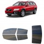 לרכב Volvo XC70V70 Station Wagon 2008 ציפוי חלונות שחורים רב פעמי סיליקון לחלונות קדמיים, אחוריים ולחלון האחורי