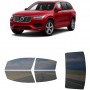לרכב Volvo XC90 2020 ציפוי חלונות שחורים רב פעמי סיליקון לחלונות קדמיים, אחוריים ולחלון האחורי