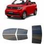 לרכב WuLing MINIEV Convertible 2023 ציפוי חלונות שחורים רב פעמי סיליקון לחלונות קדמיים, אחוריים ולחלון האחורי