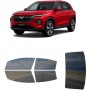 לרכב WuLing NewGrandeur S 2023 ציפוי חלונות שחורים רב פעמי סיליקון לחלונות קדמיים, אחוריים ולחלון האחורי