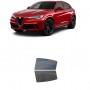 לרכב Alfa Romeo Stelvio Quadrifoglio 2020 ציפוי חלונות שחורים רב פעמי קשיח לחלונות אחוריים