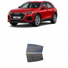 לרכב Audi Q6 2022 ציפוי חלונות שחורים רב פעמי סיליקון לחלונות אחוריים