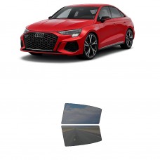 לרכב Audi RS3 2022 ציפוי חלונות שחורים רב פעמי סיליקון לחלונות אחוריים