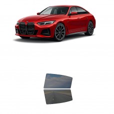 לרכב BMW I4 M50 2022 ציפוי חלונות שחורים רב פעמי סיליקון לחלונות אחוריים