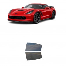 לרכב Chevrolet Corvette Coupe Z06 2019 ציפוי חלונות שחורים רב פעמי סיליקון לחלונות אחוריים