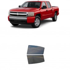 לרכב Chevrolet Silverado Crew PU 2007 ציפוי חלונות שחורים רב פעמי סיליקון לחלונות אחוריים