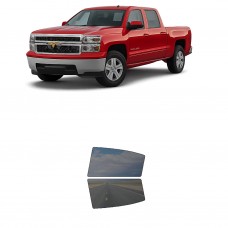 לרכב Chevrolet Silverado Crew PU 2014 ציפוי חלונות שחורים רב פעמי סיליקון לחלונות אחוריים