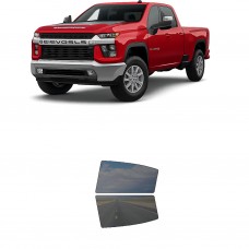לרכב Chevrolet Silverado HD 2022 ציפוי חלונות שחורים רב פעמי סיליקון לחלונות אחוריים