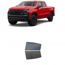 לרכב Chevrolet Silverado LT Trail Boss 1500 2019 ציפוי חלונות שחורים רב פעמי סיליקון לחלונות אחוריים