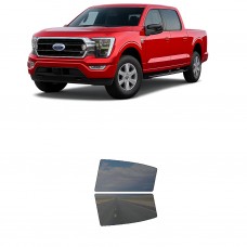 לרכב Ford F150 Crew PU 2021 ציפוי חלונות שחורים רב פעמי סיליקון לחלונות אחוריים
