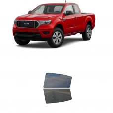 לרכב Ford Ranger Extd PU 2019 ציפוי חלונות שחורים רב פעמי סיליקון לחלונות אחוריים