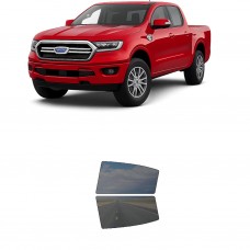 לרכב Ford Ranger SuperCrew Lariat 2021 ציפוי חלונות שחורים רב פעמי סיליקון לחלונות אחוריים
