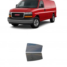 לרכב GMC Savana 2018 ציפוי חלונות שחורים רב פעמי סיליקון לחלונות אחוריים