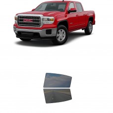 לרכב GMC Sierra 2015 ציפוי חלונות שחורים רב פעמי סיליקון לחלונות אחוריים