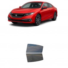 לרכב Honda Civic Coupe 2019 ציפוי חלונות שחורים רב פעמי סיליקון לחלונות אחוריים