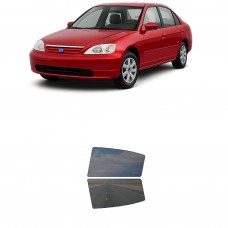 לרכב Honda Civic Sedan 2001 ציפוי חלונות שחורים רב פעמי סיליקון לחלונות אחוריים