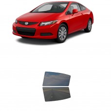 לרכב Honda Civic Two-door 2012 ציפוי חלונות שחורים רב פעמי סיליקון לחלונות אחוריים