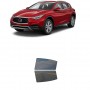 לרכב INFINITI QX30 2019 ציפוי חלונות שחורים רב פעמי סיליקון לחלונות אחוריים