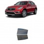לרכב Infiniti QX50 2016 ציפוי חלונות שחורים רב פעמי סיליקון לחלונות אחוריים
