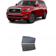 לרכב Infiniti QX80 2019 ציפוי חלונות שחורים רב פעמי סיליקון לחלונות אחוריים