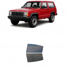לרכב Jeep Cherokee Two-door 1984 ציפוי חלונות שחורים רב פעמי סיליקון לחלונות אחוריים