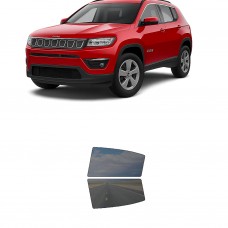 לרכב Jeep Compass 2018 ציפוי חלונות שחורים רב פעמי סיליקון לחלונות אחוריים