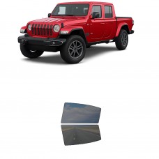 לרכב Jeep Gladiator 2022 ציפוי חלונות שחורים רב פעמי סיליקון לחלונות אחוריים