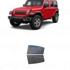 לרכב Jeep Wrangler 2019 ציפוי חלונות שחורים רב פעמי סיליקון לחלונות אחוריים