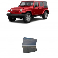 לרכב Jeep Wrangler Four-Door 2007 ציפוי חלונות שחורים רב פעמי סיליקון לחלונות אחוריים