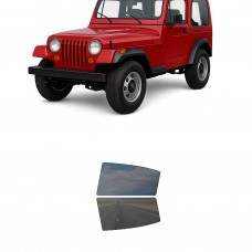 לרכב Jeep Wrangler Two-door 1987 ציפוי חלונות שחורים רב פעמי סיליקון לחלונות אחוריים