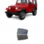 לרכב Jeep Wrangler Two-door 1987 ציפוי חלונות שחורים רב פעמי קשיח לחלונות אחוריים