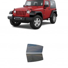 לרכב Jeep Wrangler Two-door 2007 ציפוי חלונות שחורים רב פעמי סיליקון לחלונות אחוריים