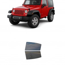 לרכב Jeep Wrangler Two-door 2009 ציפוי חלונות שחורים רב פעמי סיליקון לחלונות אחוריים