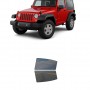 לרכב Jeep Wrangler Two-door 2009 ציפוי חלונות שחורים רב פעמי קשיח לחלונות אחוריים