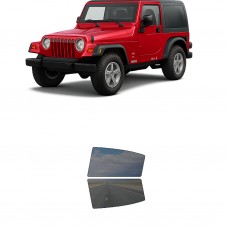 לרכב Jeep Wrangler Unlimited Two-door 2005 ציפוי חלונות שחורים רב פעמי סיליקון לחלונות אחוריים
