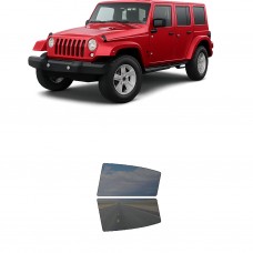 לרכב Jeep WranglerJK Four-door 2011 ציפוי חלונות שחורים רב פעמי סיליקון לחלונות אחוריים