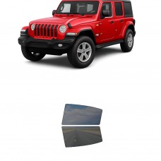 לרכב Jeep WranglerJL Four-door 2018 ציפוי חלונות שחורים רב פעמי סיליקון לחלונות אחוריים