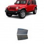 לרכב Jeep WranglerJL Four-door 2018 ציפוי חלונות שחורים רב פעמי סיליקון לחלונות אחוריים